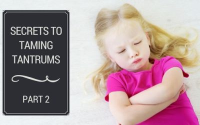 Secrets to Taming Tantrums, Part 2