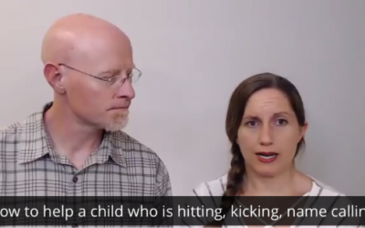 What to do when a child name calls, hits or kicks