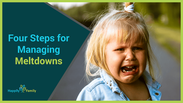 Four Steps for Managing Meltdowns